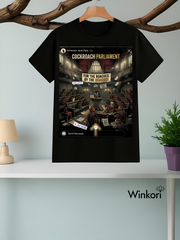 Cockroach Janta Party T shirt | Black Regular
