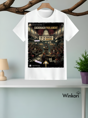Cockroach Janta Party T shirt | White Regular