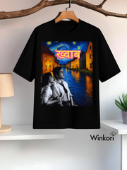 Raj Kapoor Bollywood Black oversized Vintage T-shirt