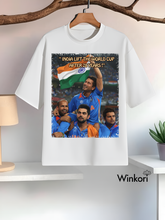 Sachin Tendulkar Cricket White oversized T-shirt
