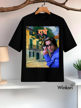 Salman Khan Bollywood Black oversized Tere Naam graphic T-shirt