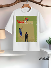 Shreyas Iyer Cricket White oversized T-shirt