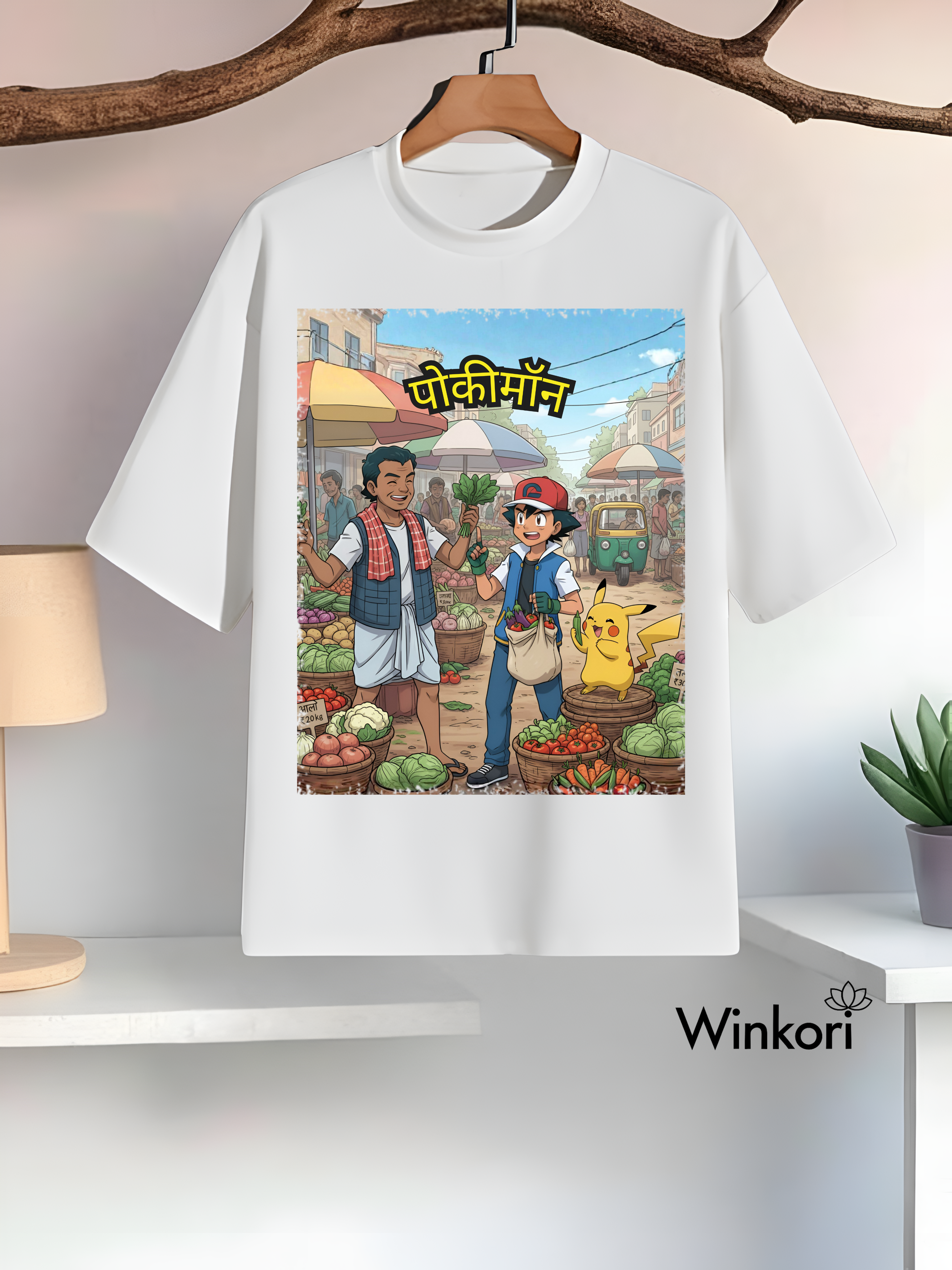 Ash Ketchum Pokemon Anime T-Shirt White