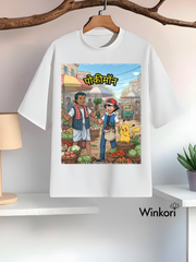 Ash Ketchum Pokemon Anime T-Shirt White
