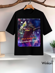 Carlos Brathwait Cricket Black oversized T-shirt