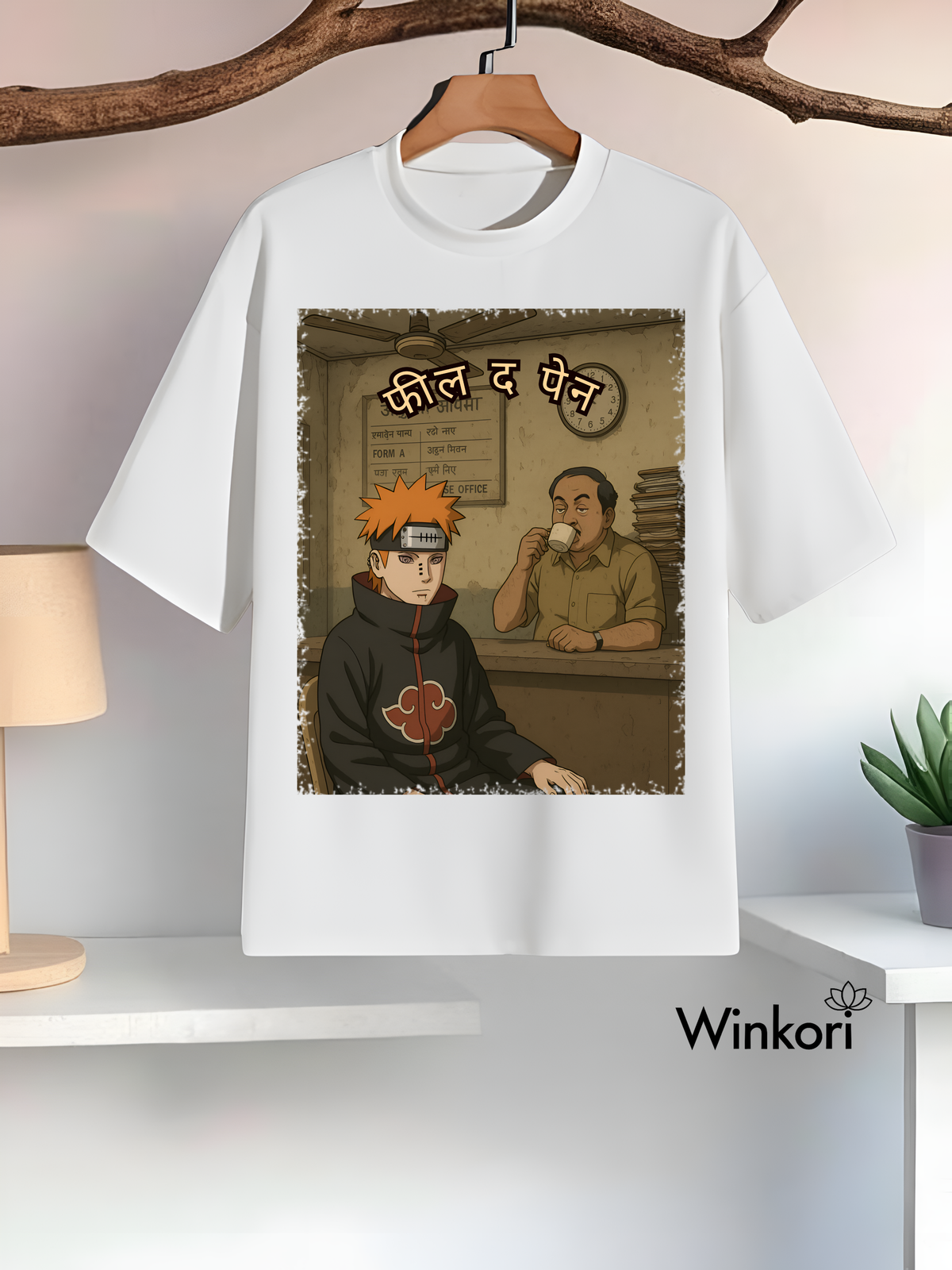 Nagato Pain Naruto Anime T-Shirt White