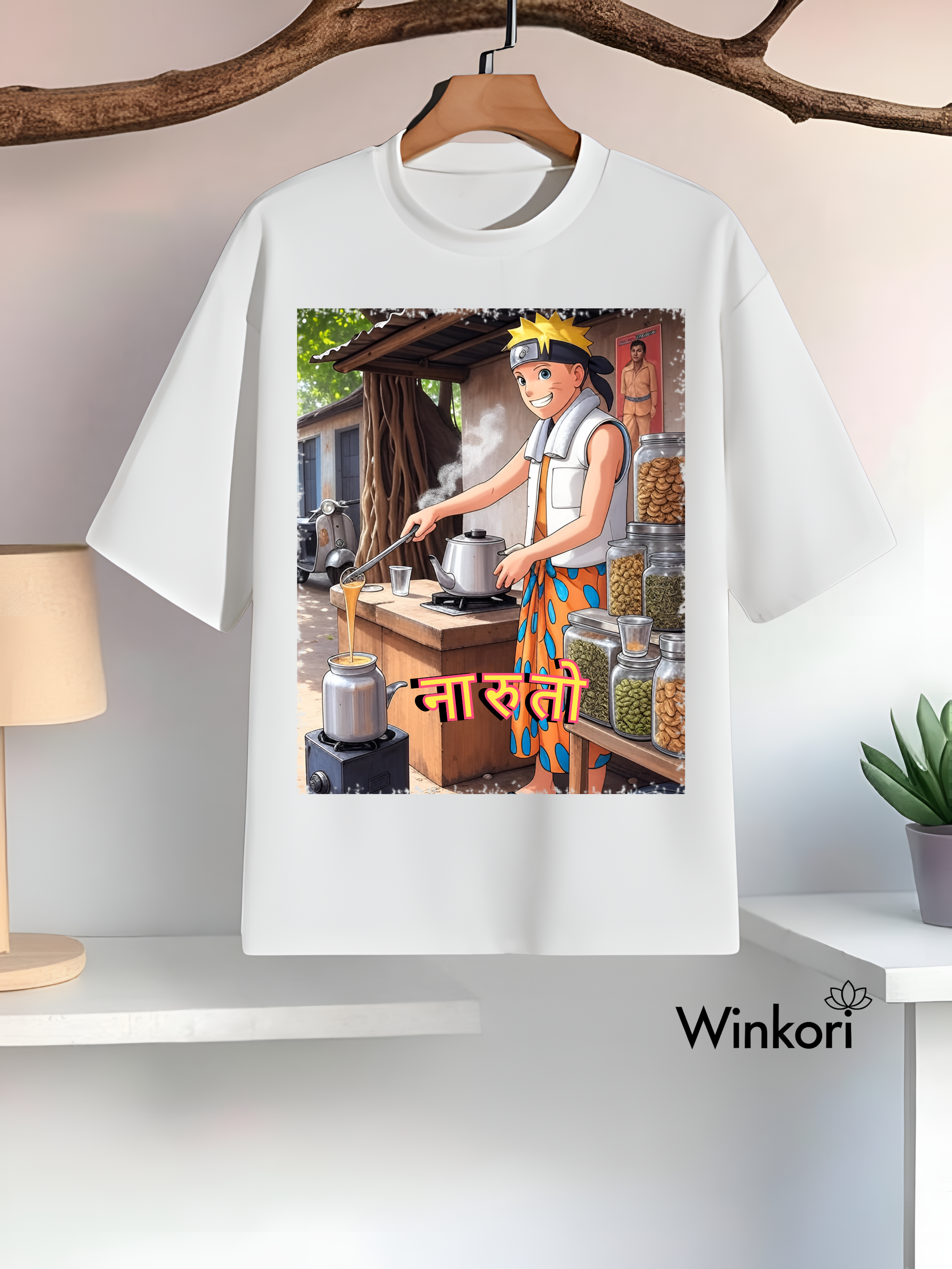 Naruto Anime T-Shirt White